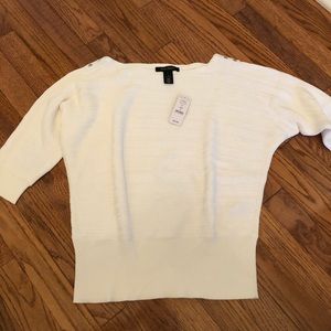 Cream knit sweater